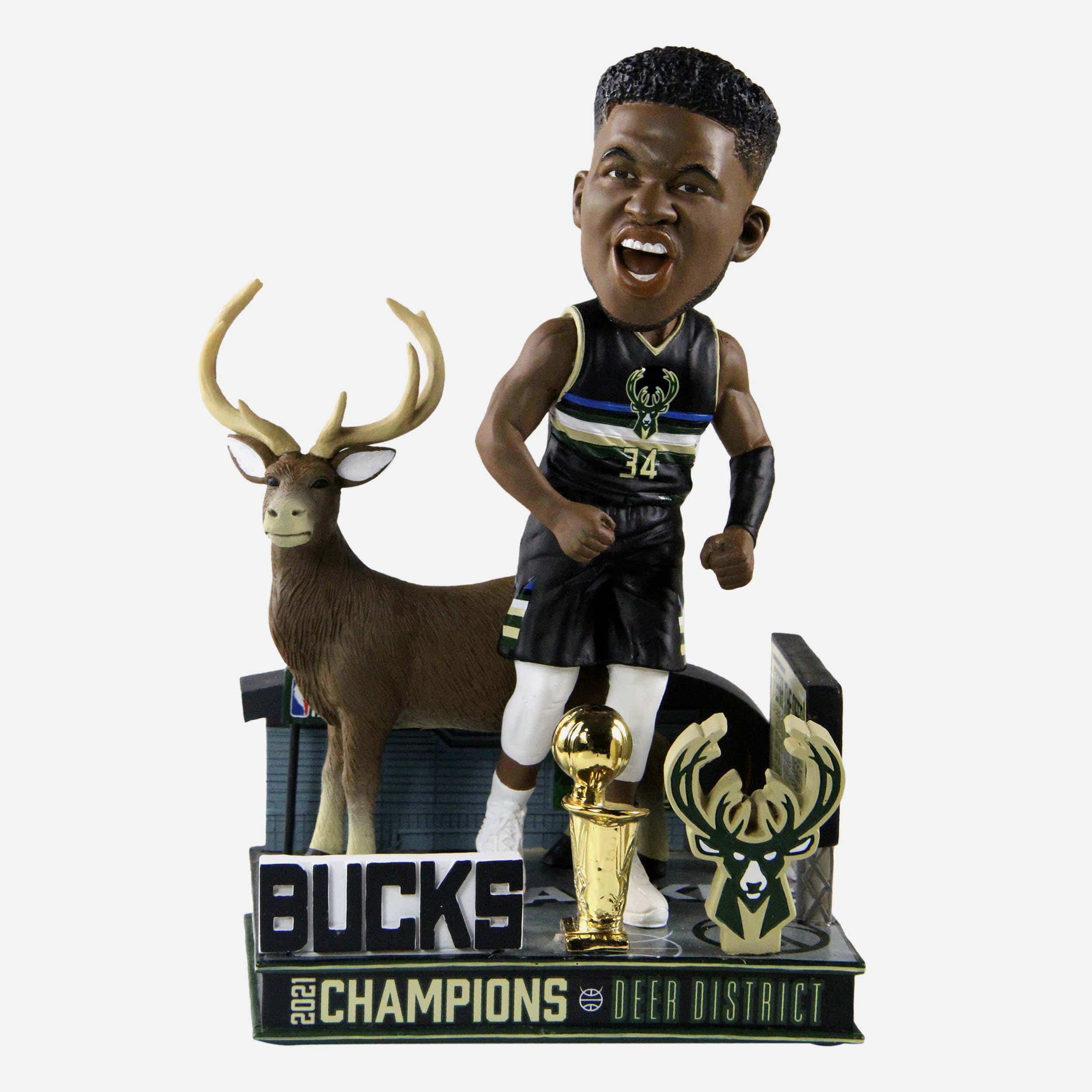 Giannis Antetokounmpo Milwaukee Bucks Deer District Bobblehead