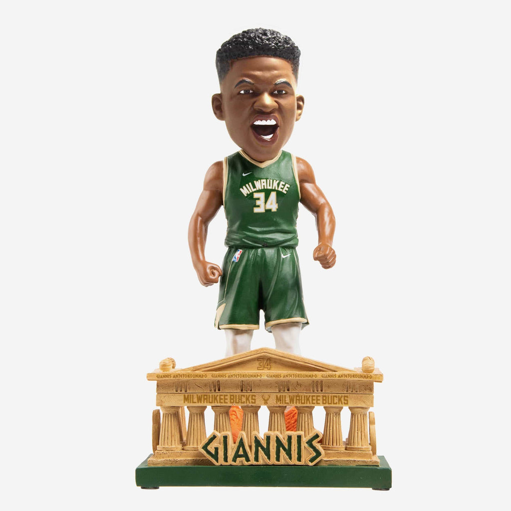 Giannis Antetokounmpo Milwaukee Bucks Greece Bobblehead FOCO - FOCO.com