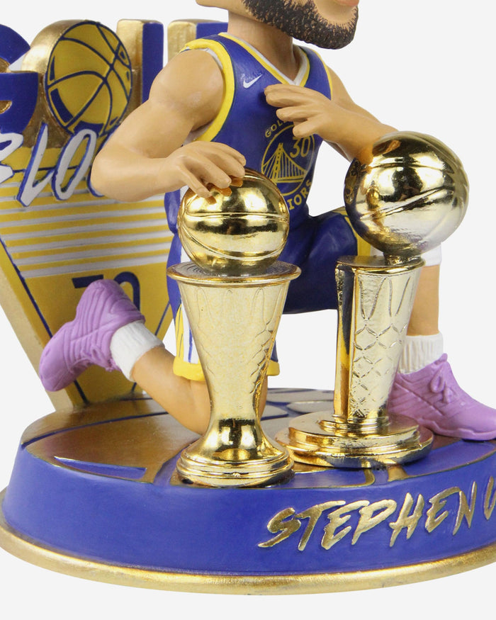 Steph Curry Golden State Warriors Gold Blooded Ornament - Bluecat