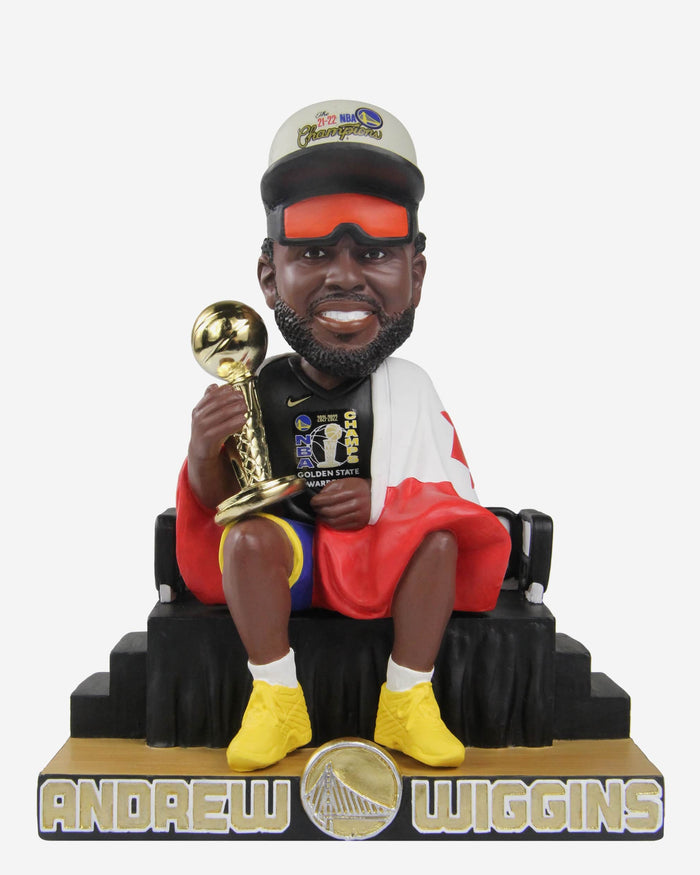 FOCO Andrew Wiggins Golden State Warriors 2022 NBA Champions 8 Bobblehead Bobble Head Doll