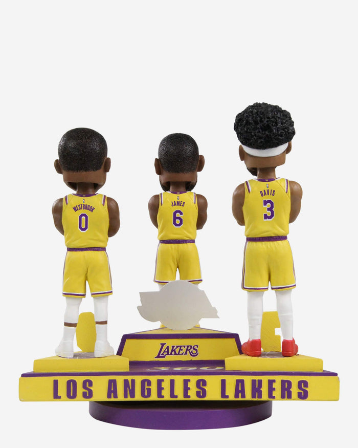 Russell Westbrook Los Angeles hot Lakers 75 Anniversary Bobblehead FOCO NEW ORIG BOX