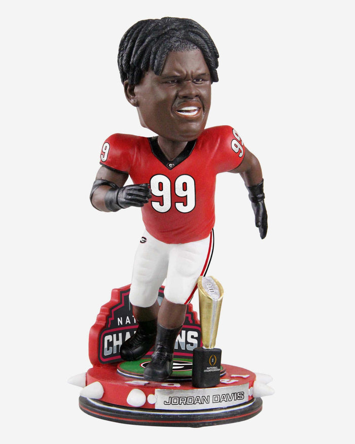 Jordan Davis Georgia Bulldogs 2021 Football National Champions Trophy Stadium Bobblehead FOCO - FOCO.com