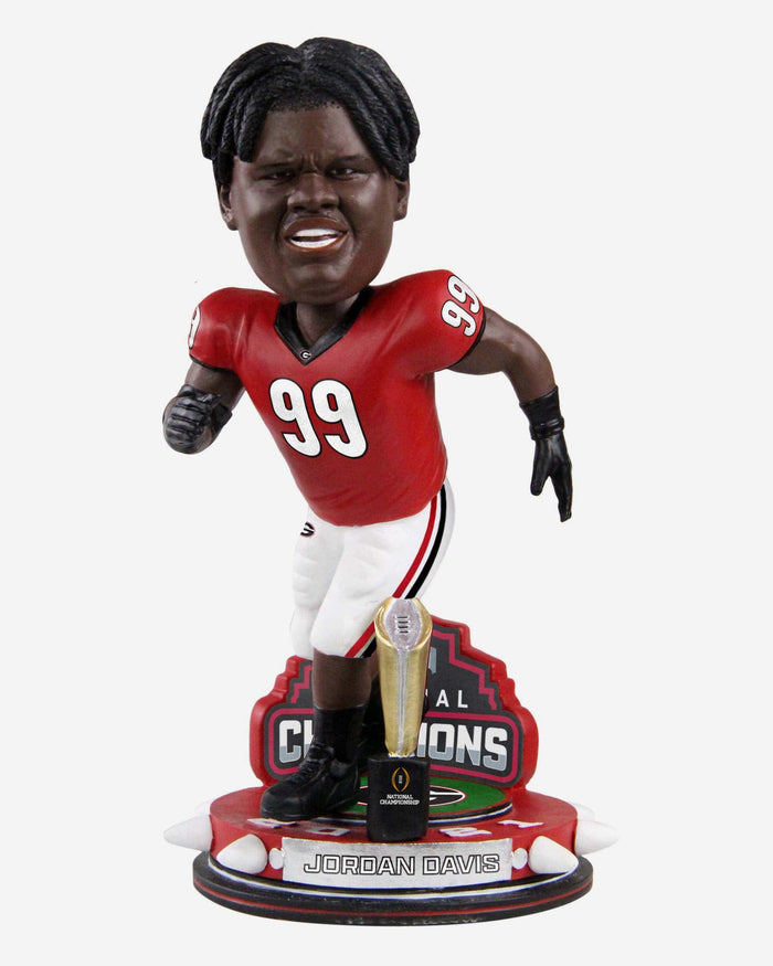 Jordan Davis Georgia Bulldogs 2021 Football National Champions Trophy Stadium Bobblehead FOCO - FOCO.com