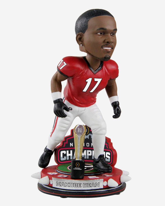 Nakobe Dean Georgia Bulldogs 2021 Football National Champions Trophy Stadium Bobblehead FOCO - FOCO.com