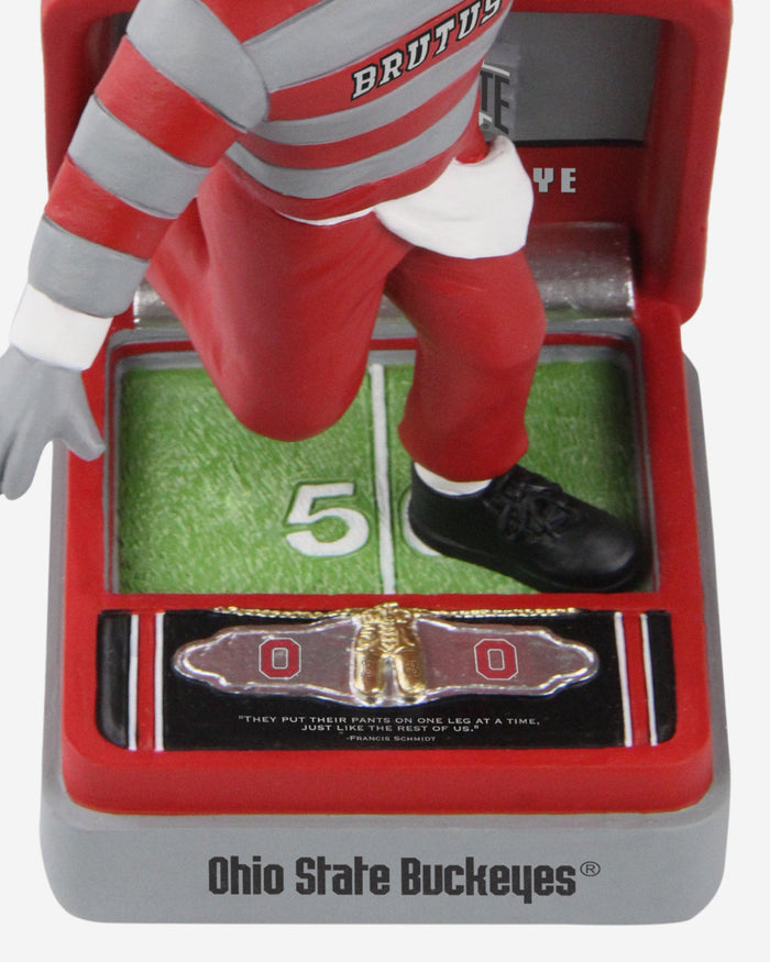 Brutus Buckeye Ohio State Buckeyes The Game Gold Pants Mascot Bobblehead FOCO - FOCO.com