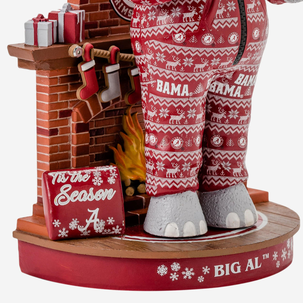 Big Al Alabama Crimson Tide Holiday Mascot Bobblehead FOCO