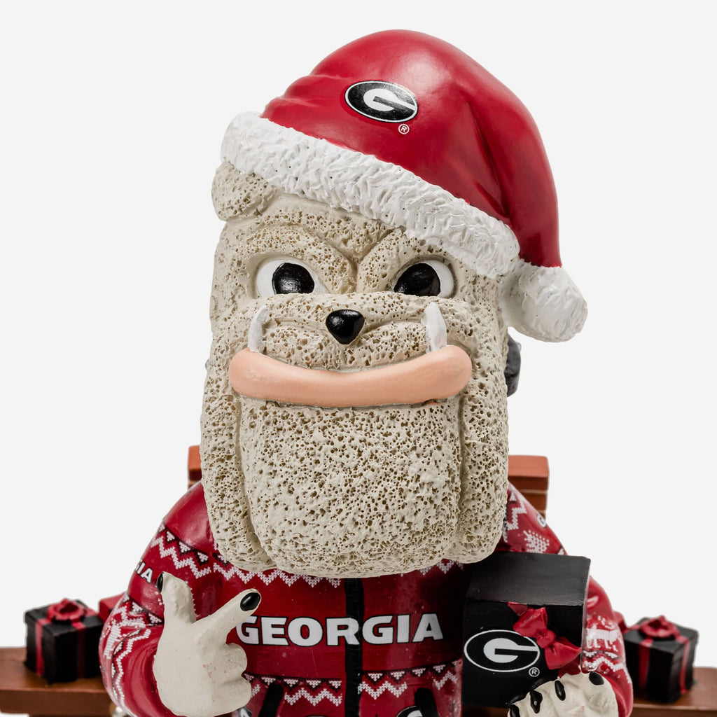 Hairy Dawg Georgia Bulldogs Holiday Mascot Bobblehead FOCO