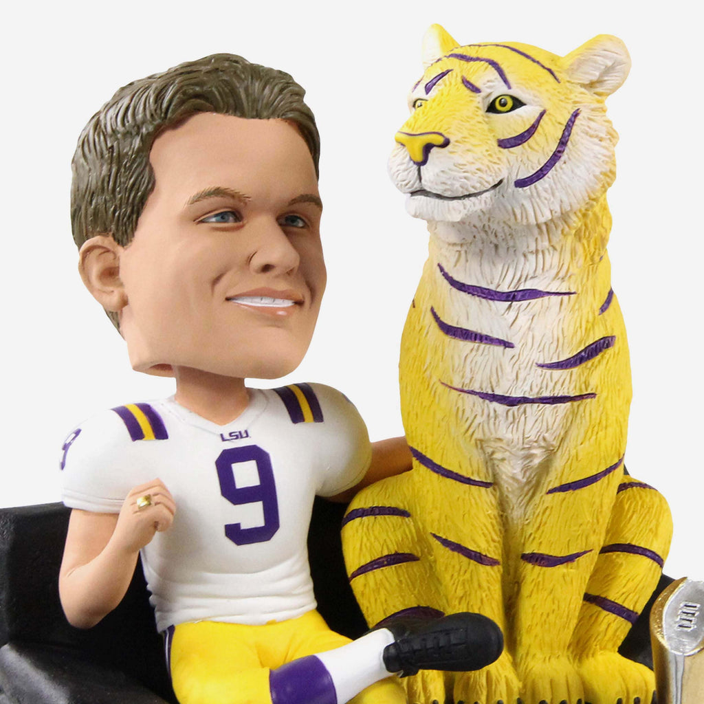 Joe Burrow LSU Tigers 2019 Football National Champions Bobblehead FOCO