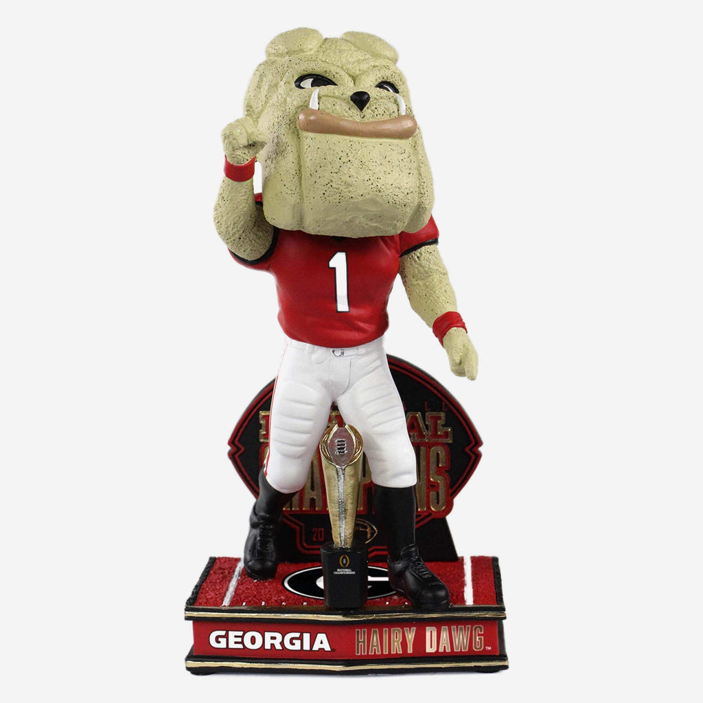 Hairy Dawg Georgia Bulldogs 2021 Football National Champions Mascot Bobblehead FOCO - FOCO.com