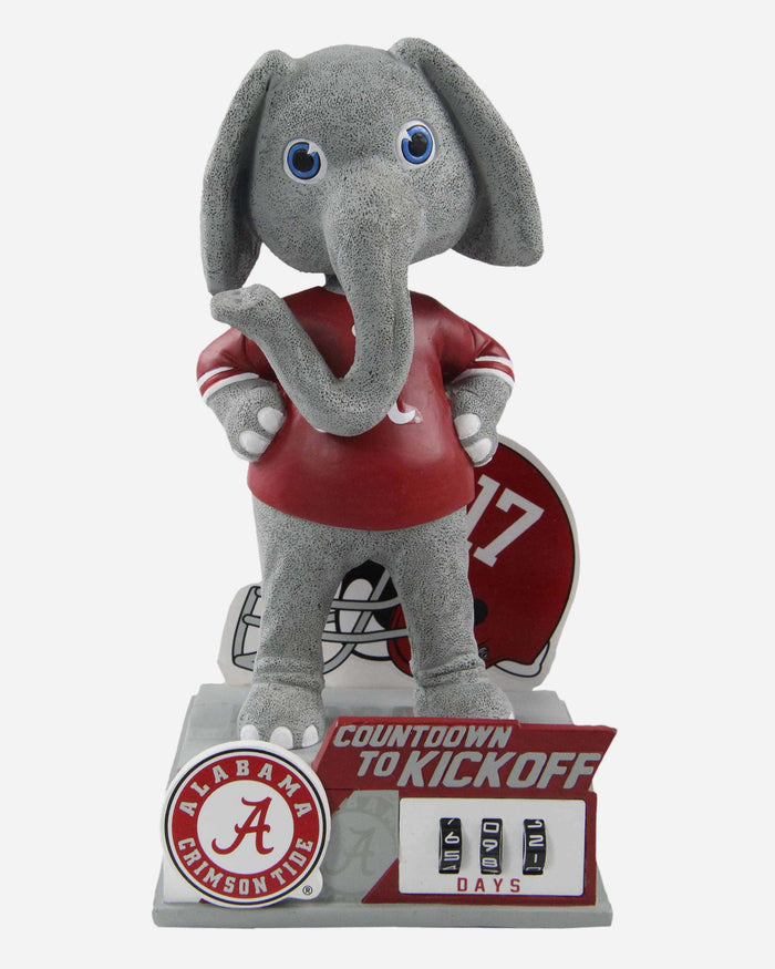 Big Al Alabama Crimson Tide Countdown To Kickoff Mascot Bobblehead FOCO - FOCO.com