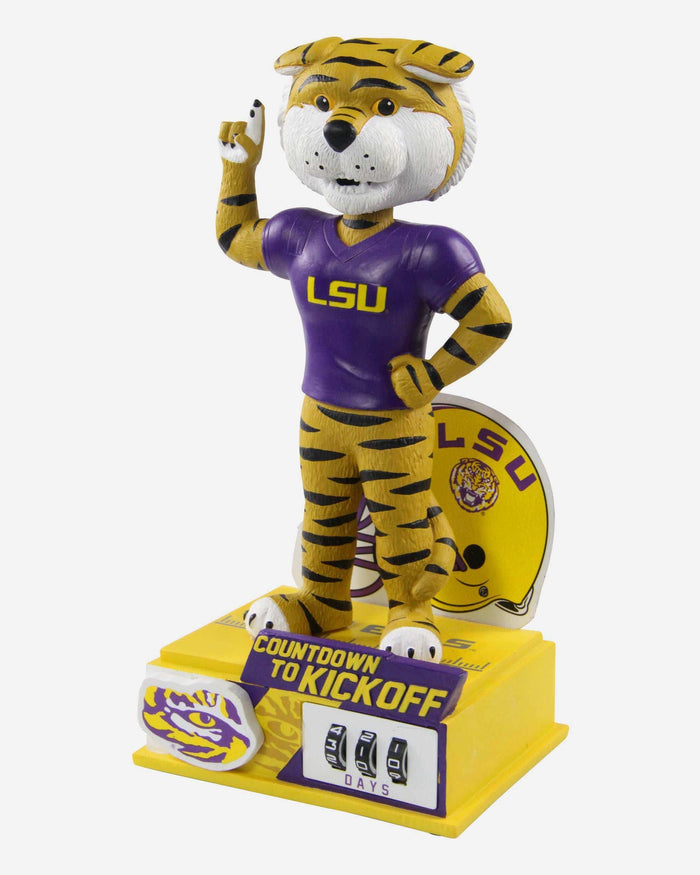 Mike The Tiger LSU Tigers Countdown To Kickoff Mascot Bobblehead FOCO - FOCO.com