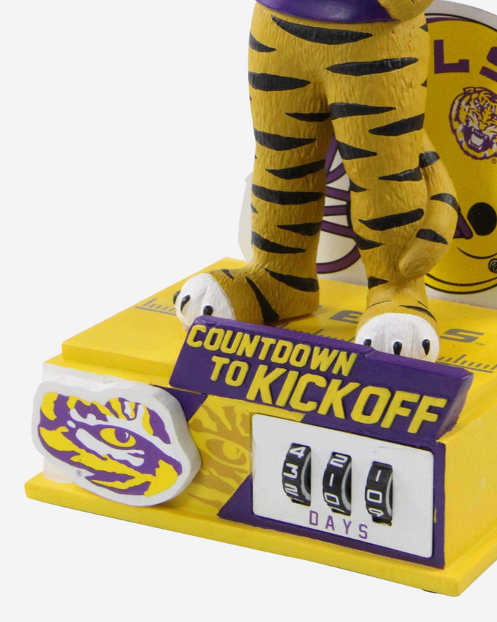 Mike The Tiger LSU Tigers Countdown To Kickoff Mascot Bobblehead FOCO - FOCO.com