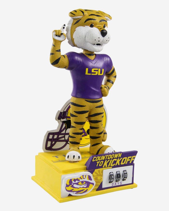 Mike The Tiger LSU Tigers Countdown To Kickoff Mascot Bobblehead FOCO - FOCO.com