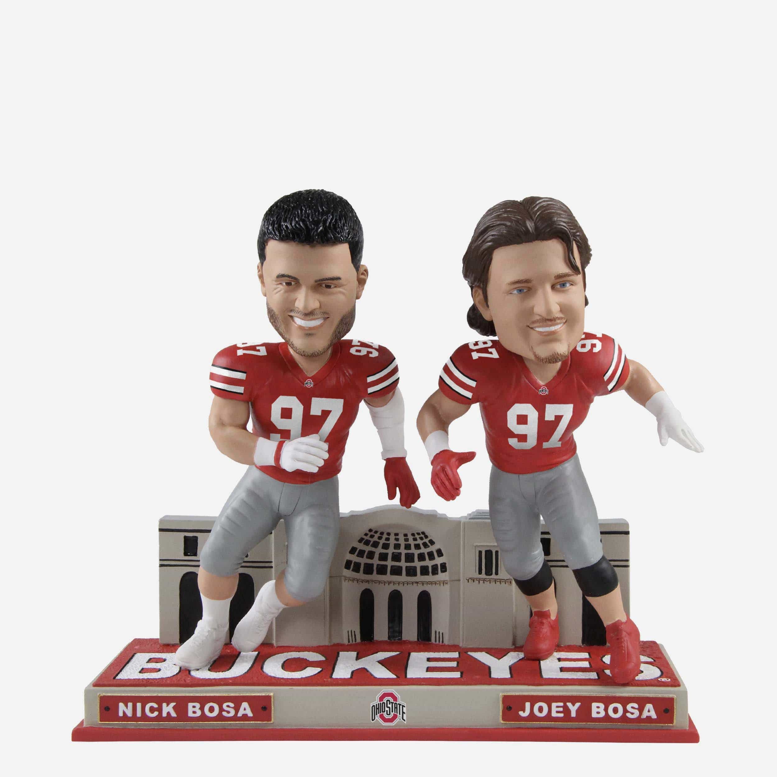 Nick Bosa Signed Ohio State Buckeyes #10 Brutus the Buckeye Funko Pop! Vinyl  Figure (Beckett)