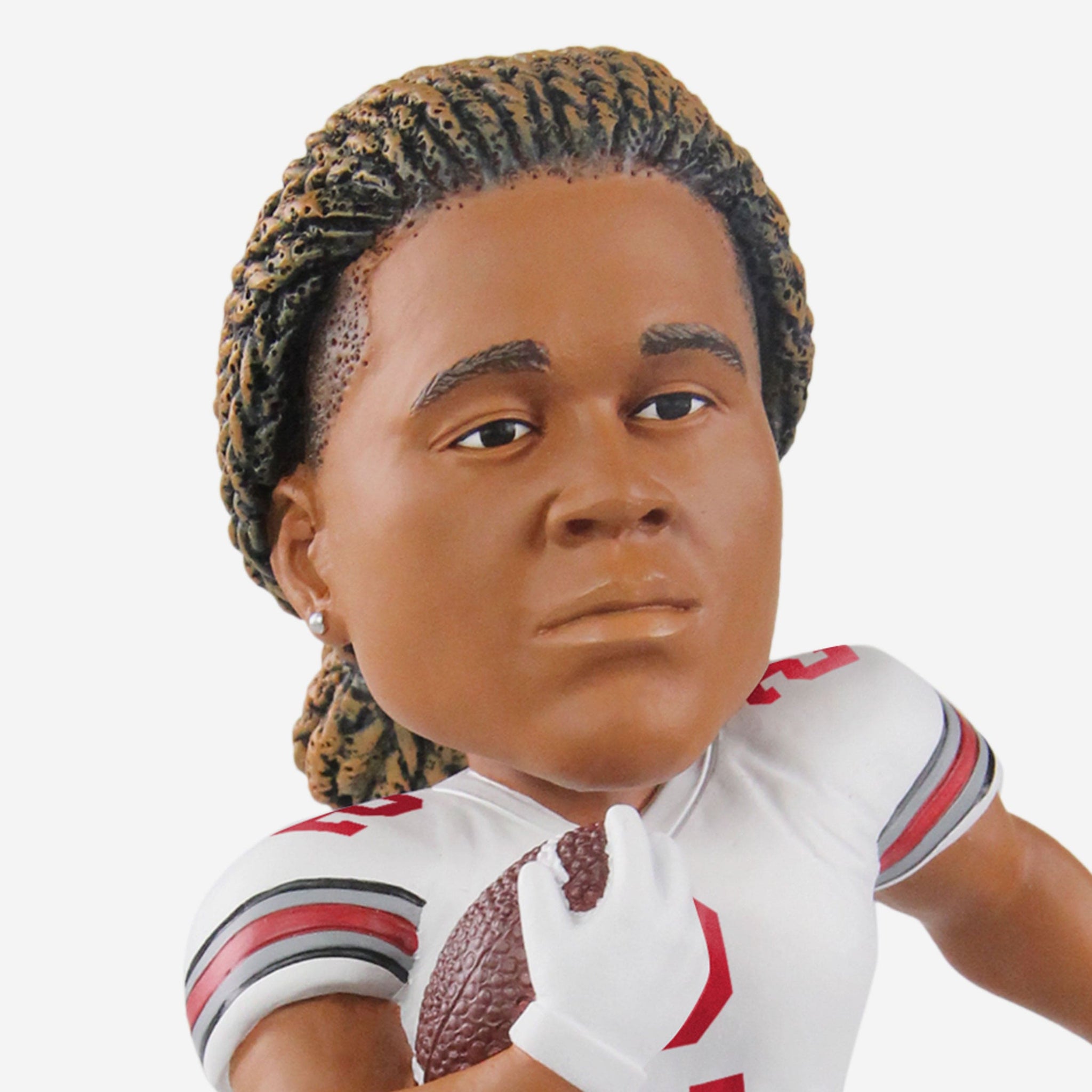 Chase Young Ohio State Buckeyes White Jersey Gate Series Bobblehead FOCO