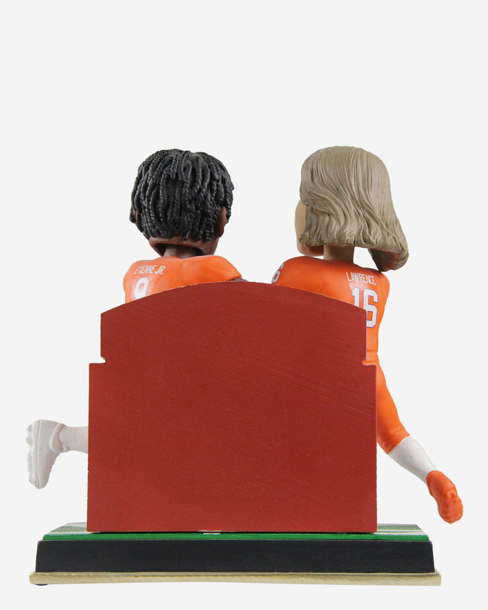 Trevor Lawrence & Travis Etienne Clemson Tigers 2018 Trophy Dual Bobblehead FOCO - FOCO.com