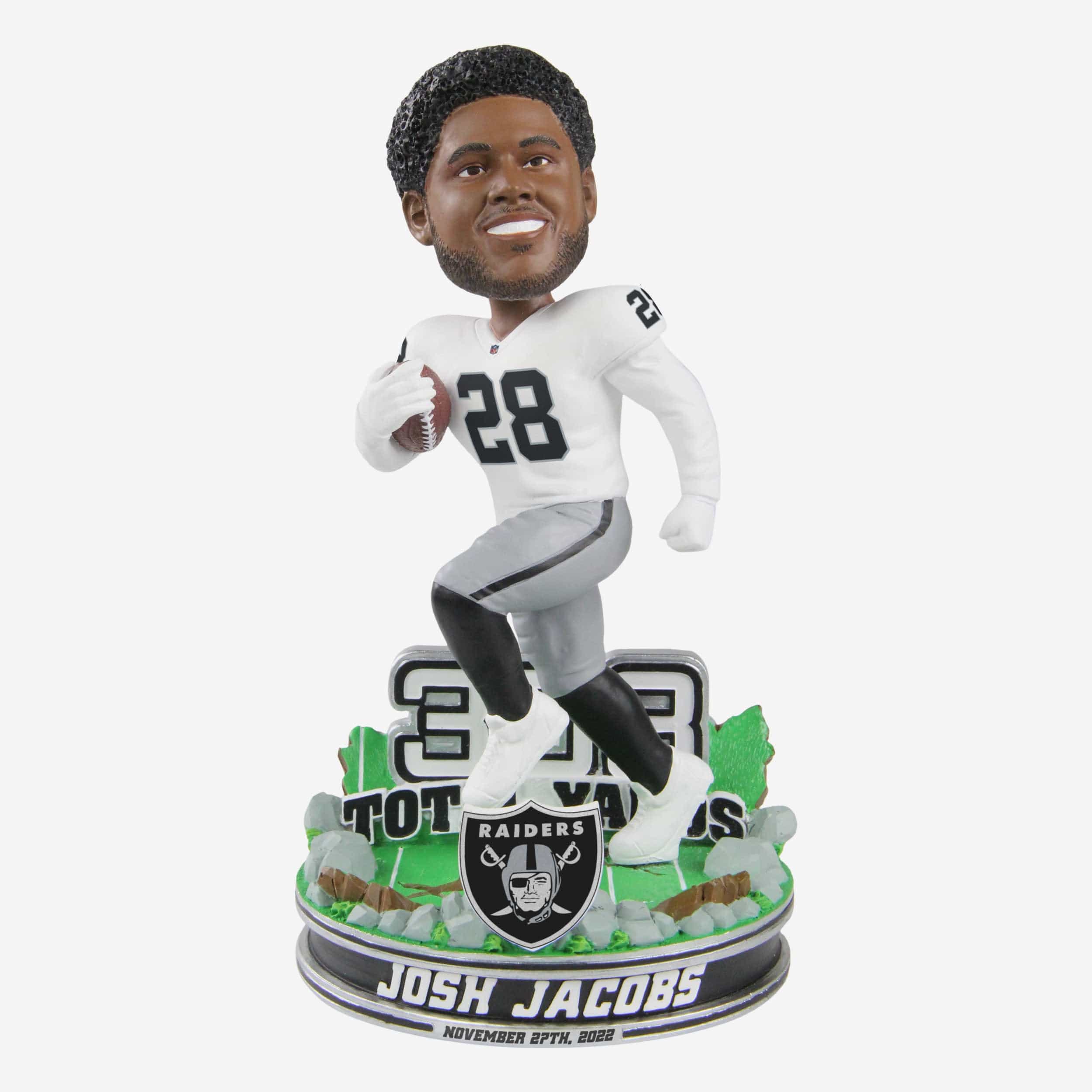 FOCO Josh Jacobs Las Vegas Raiders Highlight Series Bobblehead