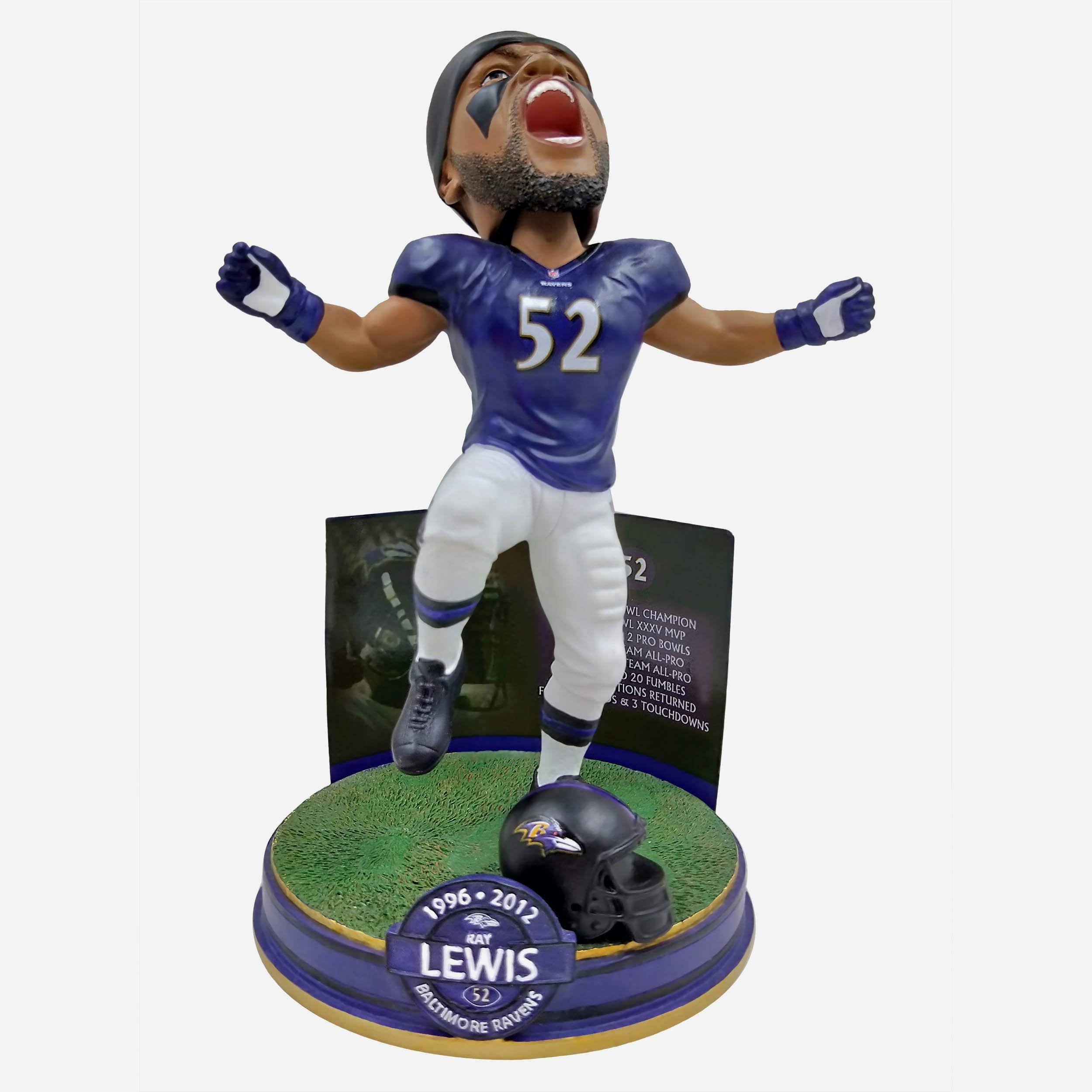 Poe Baltimore Ravens Benchwarmerz Sitting Mini Bobblehead NFL