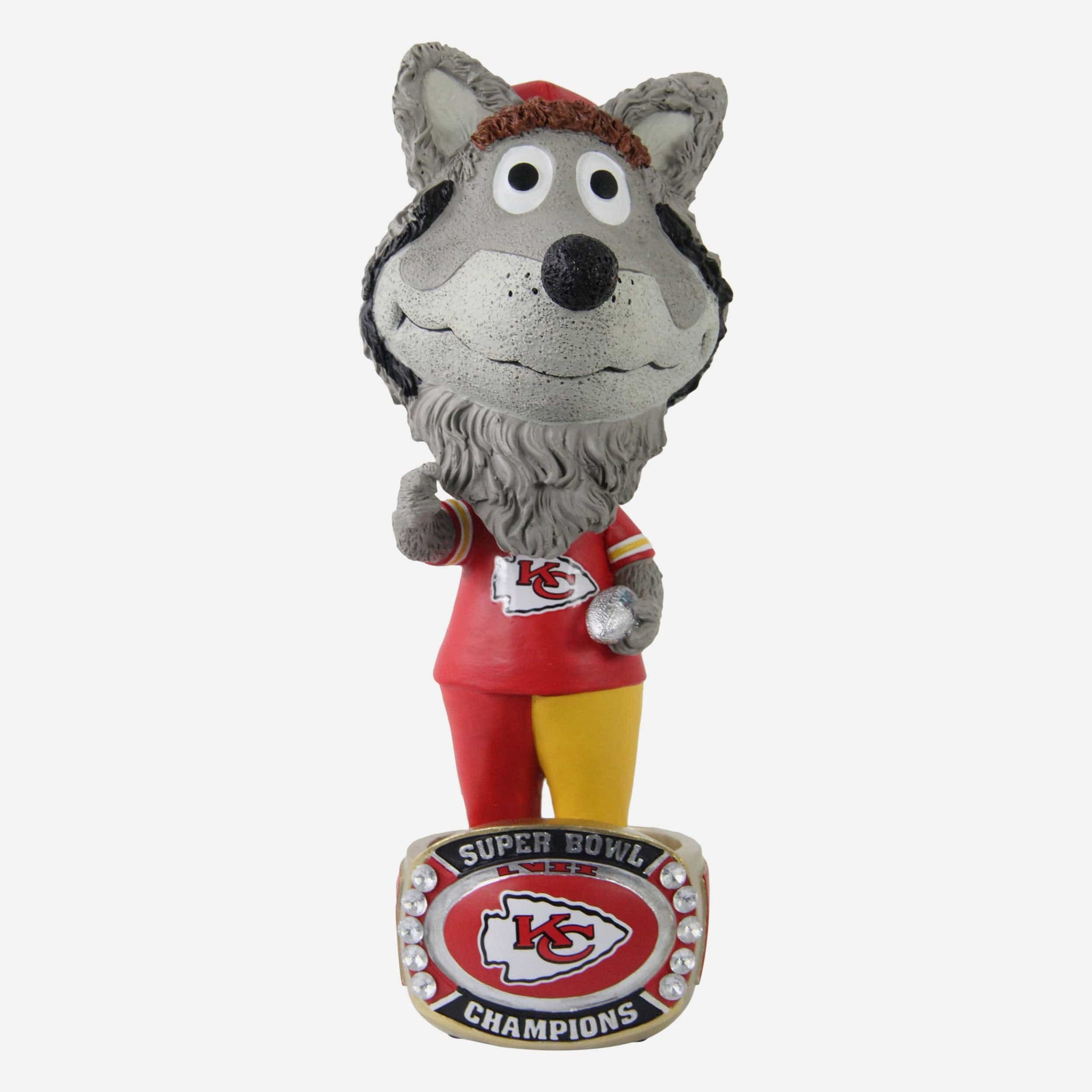 KC Wolf Kansas City Chiefs Thanksgiving Mascot Bobblehead FOCO