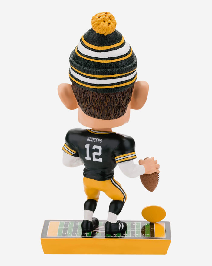 Aaron Rodgers Green Bay Packers Caricature Bobblehead FOCO - FOCO.com