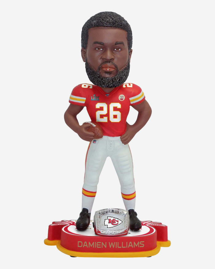 Damien Williams Kansas City Chiefs Super Bowl LIV Champions Bobblehead FOCO - FOCO.com