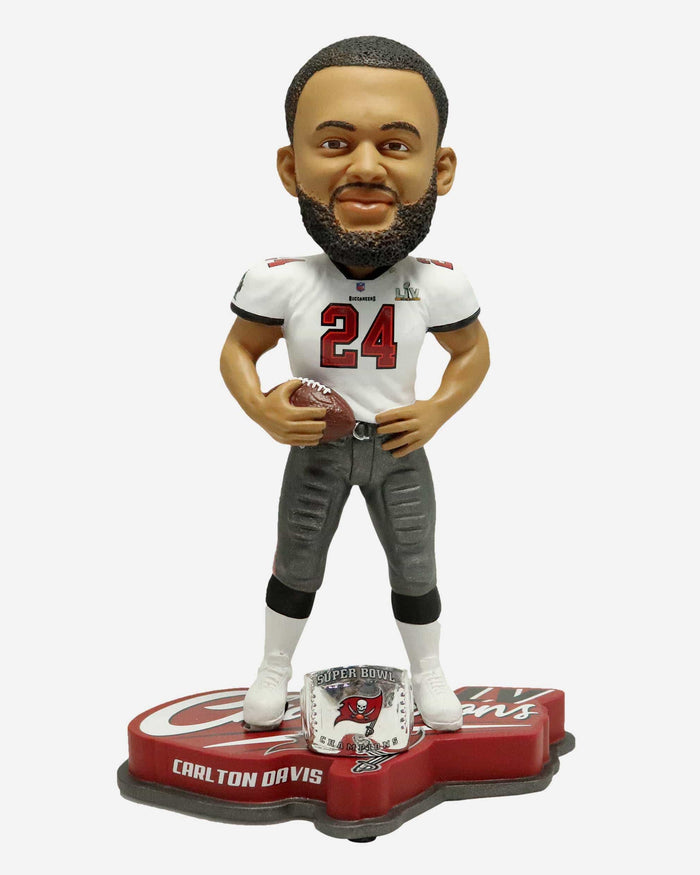 Carlton Davis Tampa Bay Buccaneers Super Bowl LV Champions Bobblehead FOCO - FOCO.com