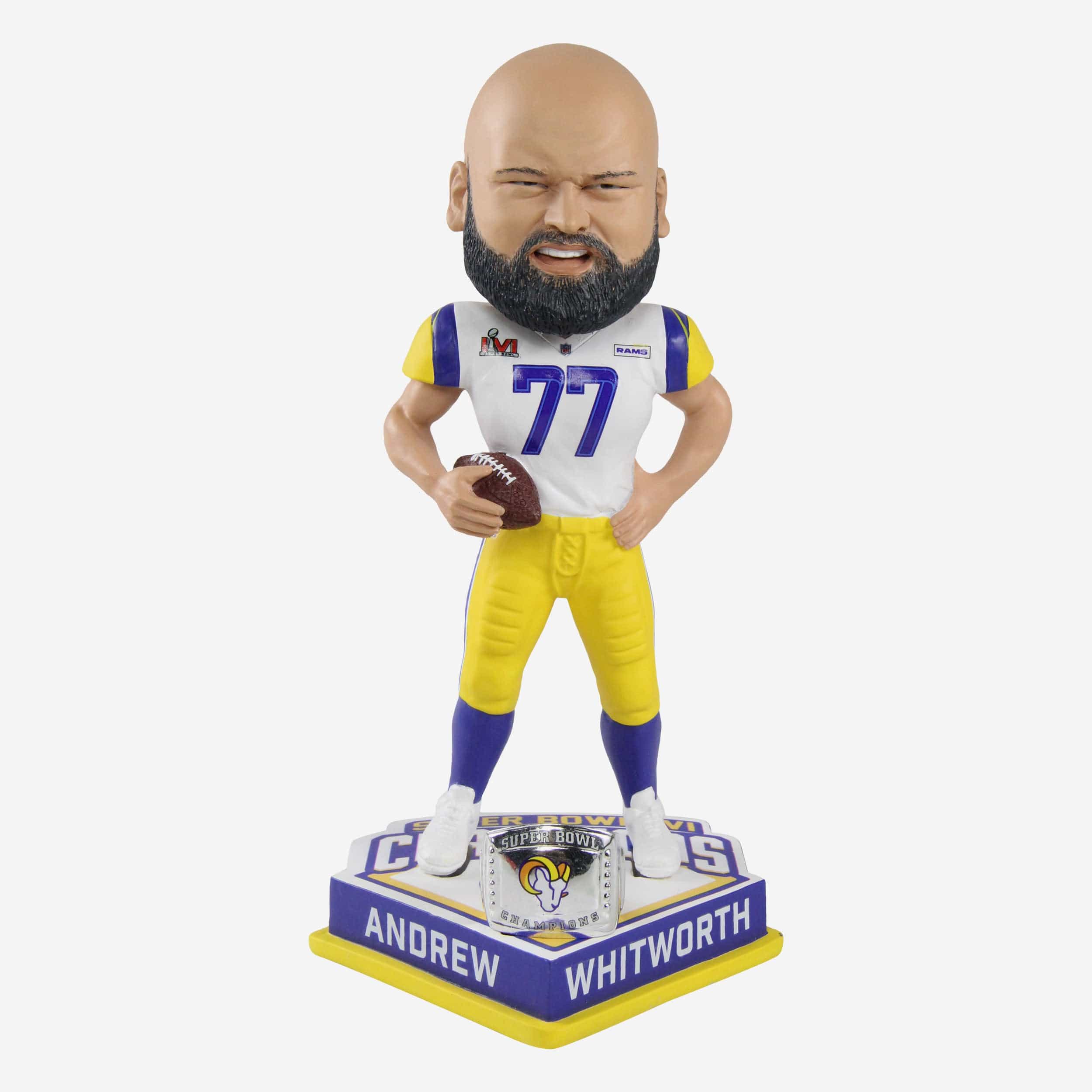 Andrew Whitworth Memorabilia, Autographed Andrew Whitworth