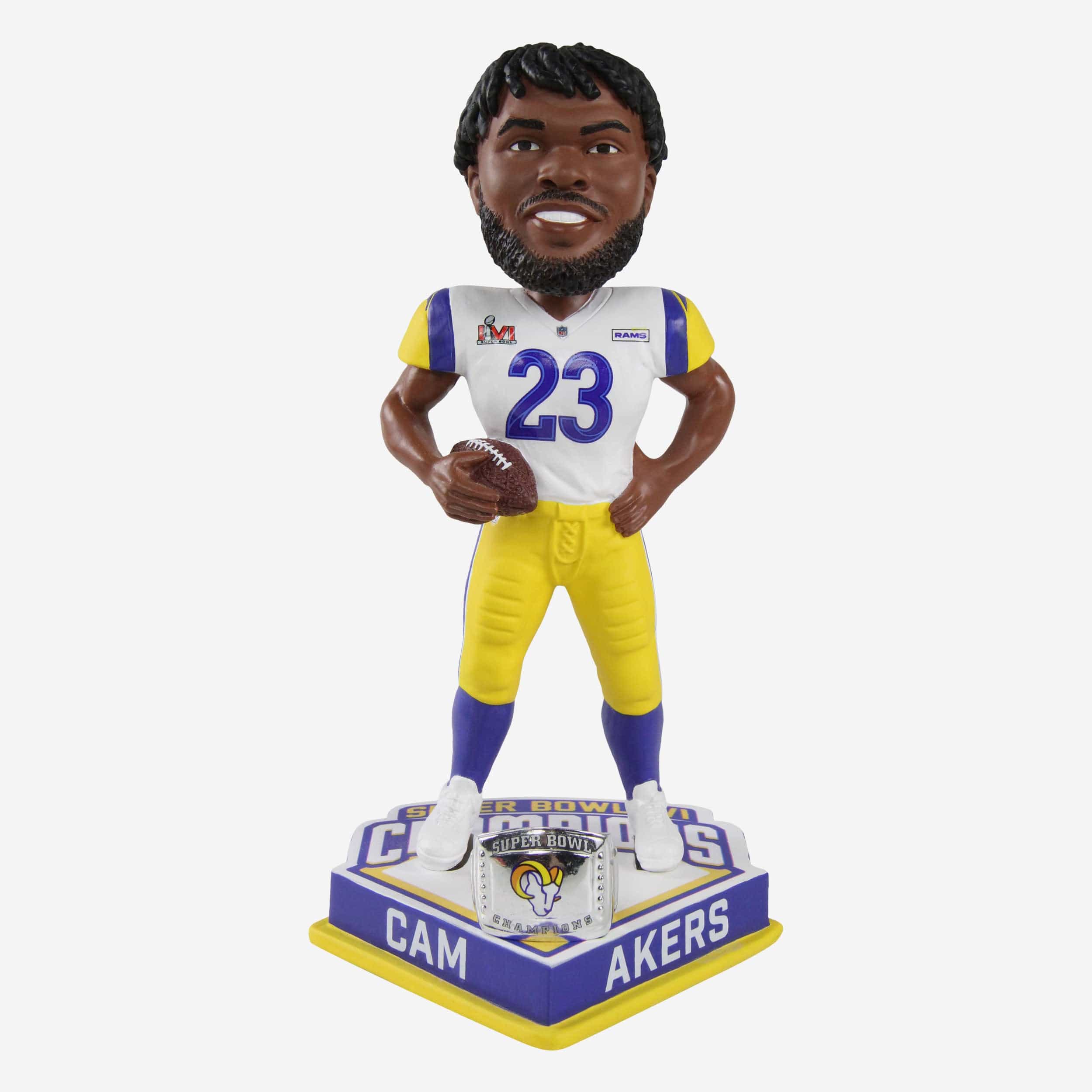 Cam Akers Los Angeles Rams Super Bowl LVI Champions Bobblehead FOCO