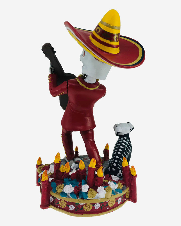 San Francisco 49ers Day Of The Dead Candle Base Bobblehead FOCO - FOCO.com