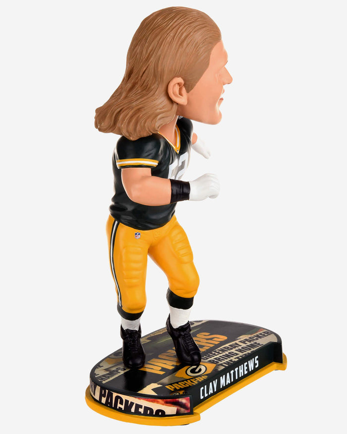 Clay Matthews Green Bay Packers Headline Bobblehead FOCO - FOCO.com