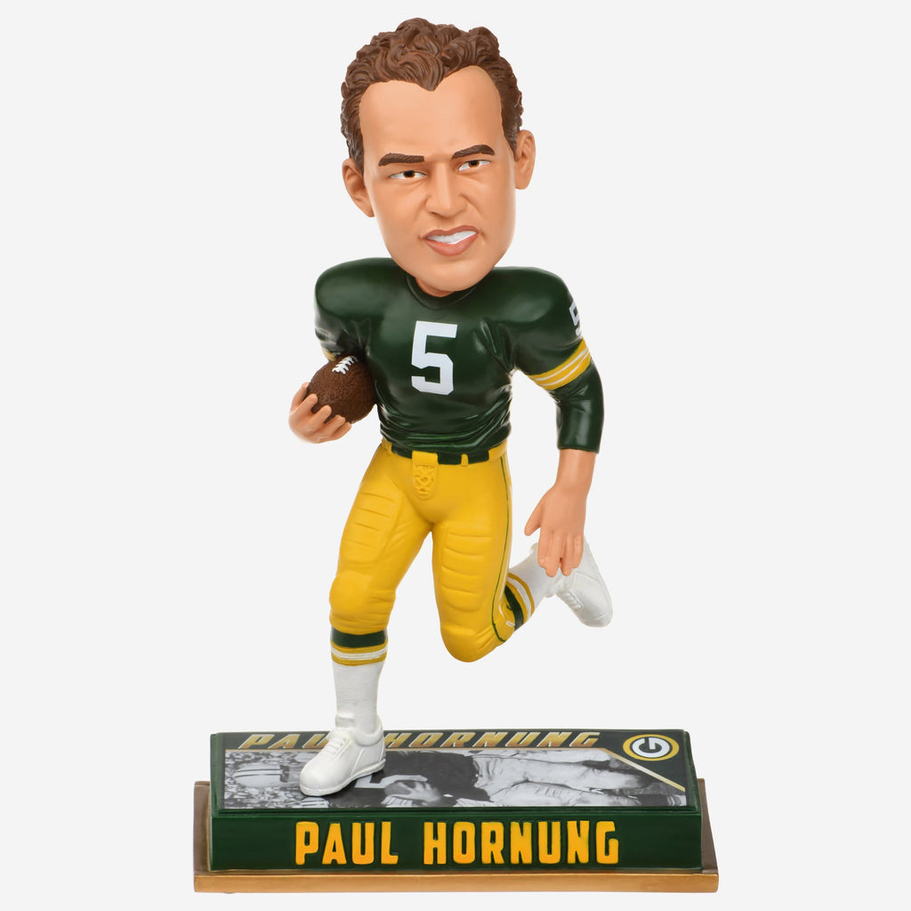 Paul Hornung Green Bay Packers Retired Bobblehead FOCO - FOCO.com