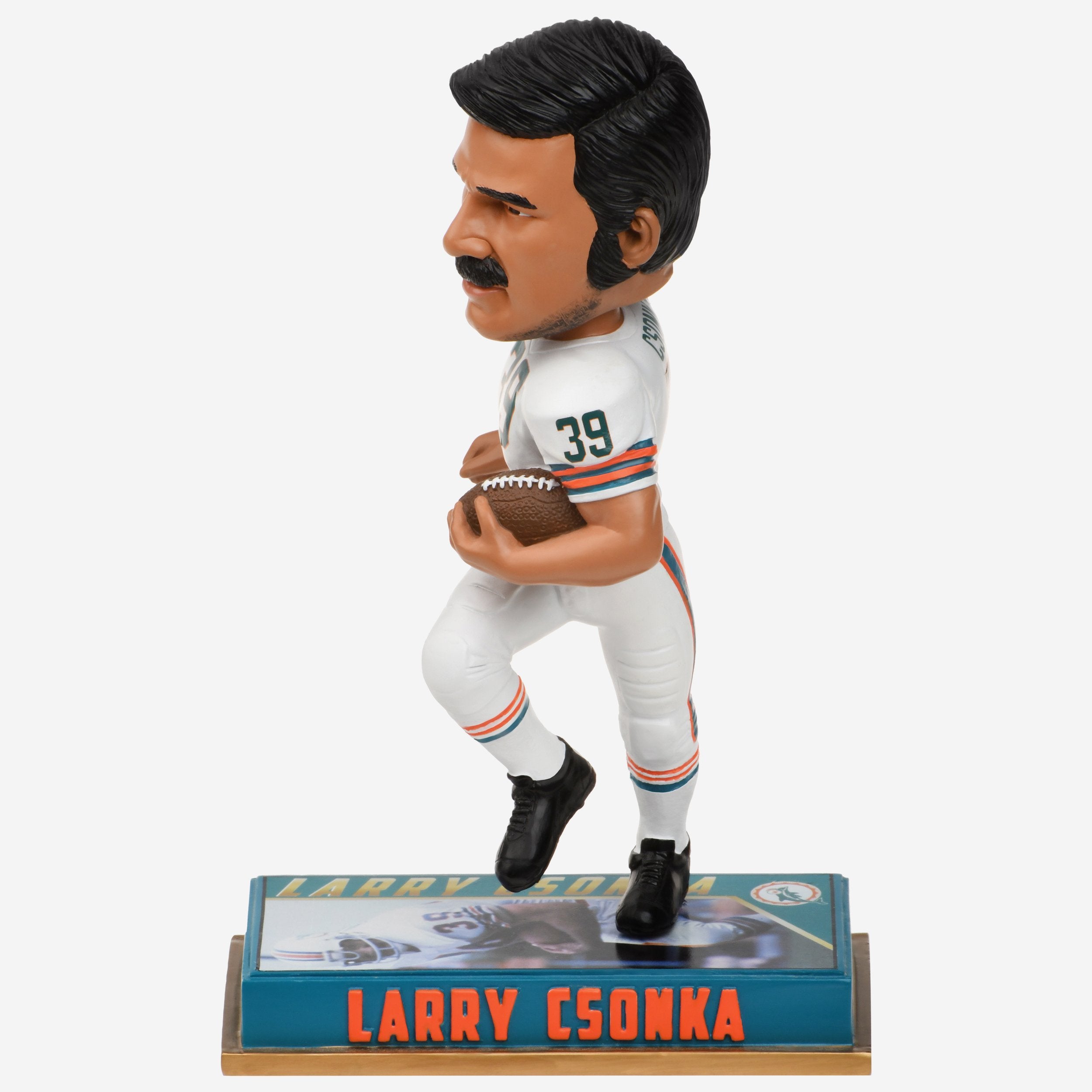 Larry Csonka Miami Dolphins 1972 Perfect Season 50th Anniversary Bobbl FOCO