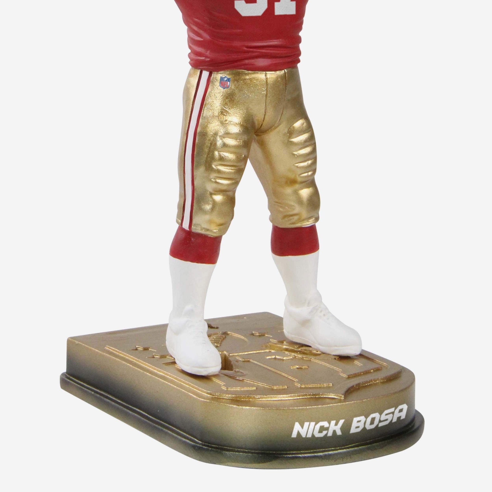 Nick Bosa San Francisco 49ers Gold Rush Bobblehead FOCO