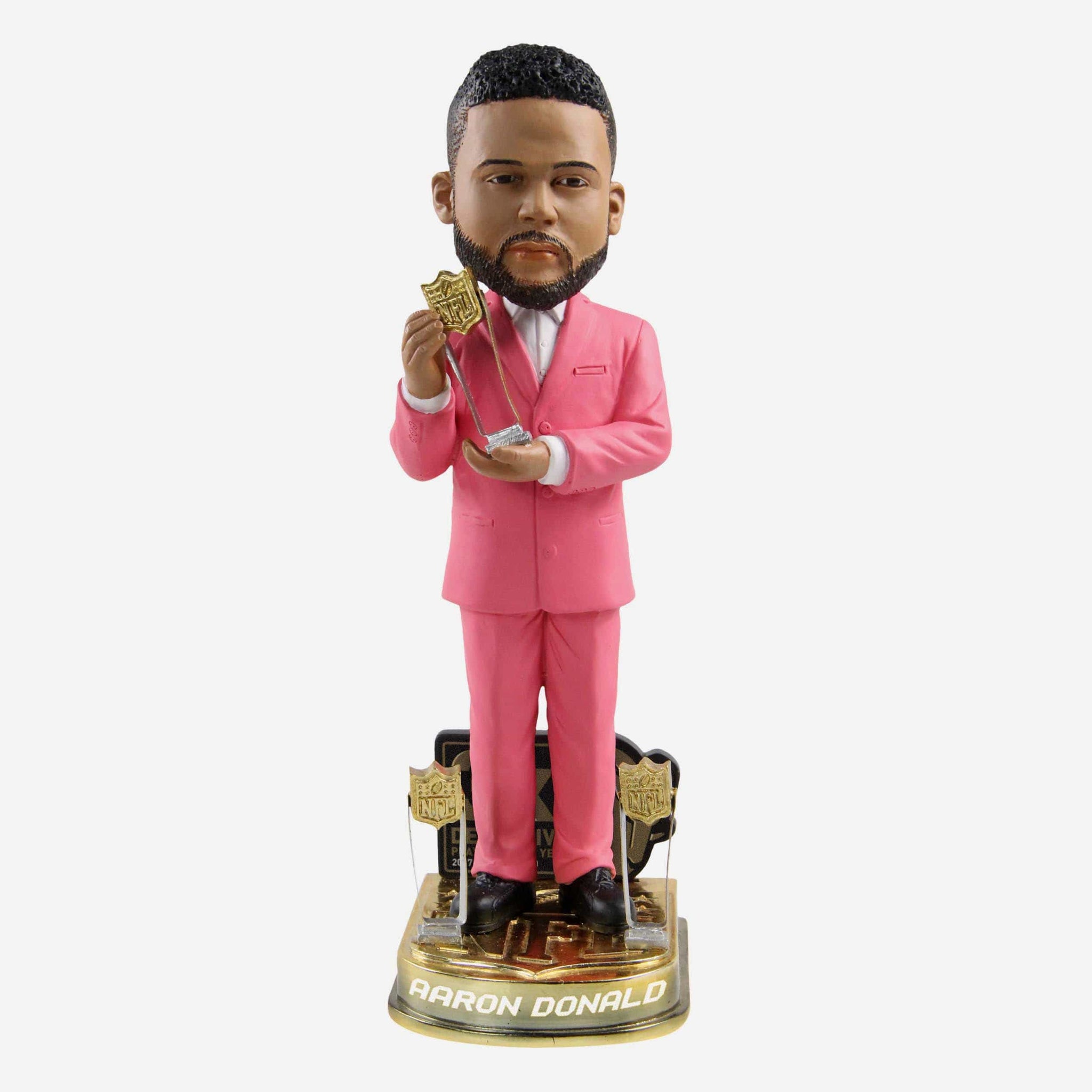 Aaron Donald Los Angeles Rams 3X Defensive Player Of The Year Bobblehe FOCO