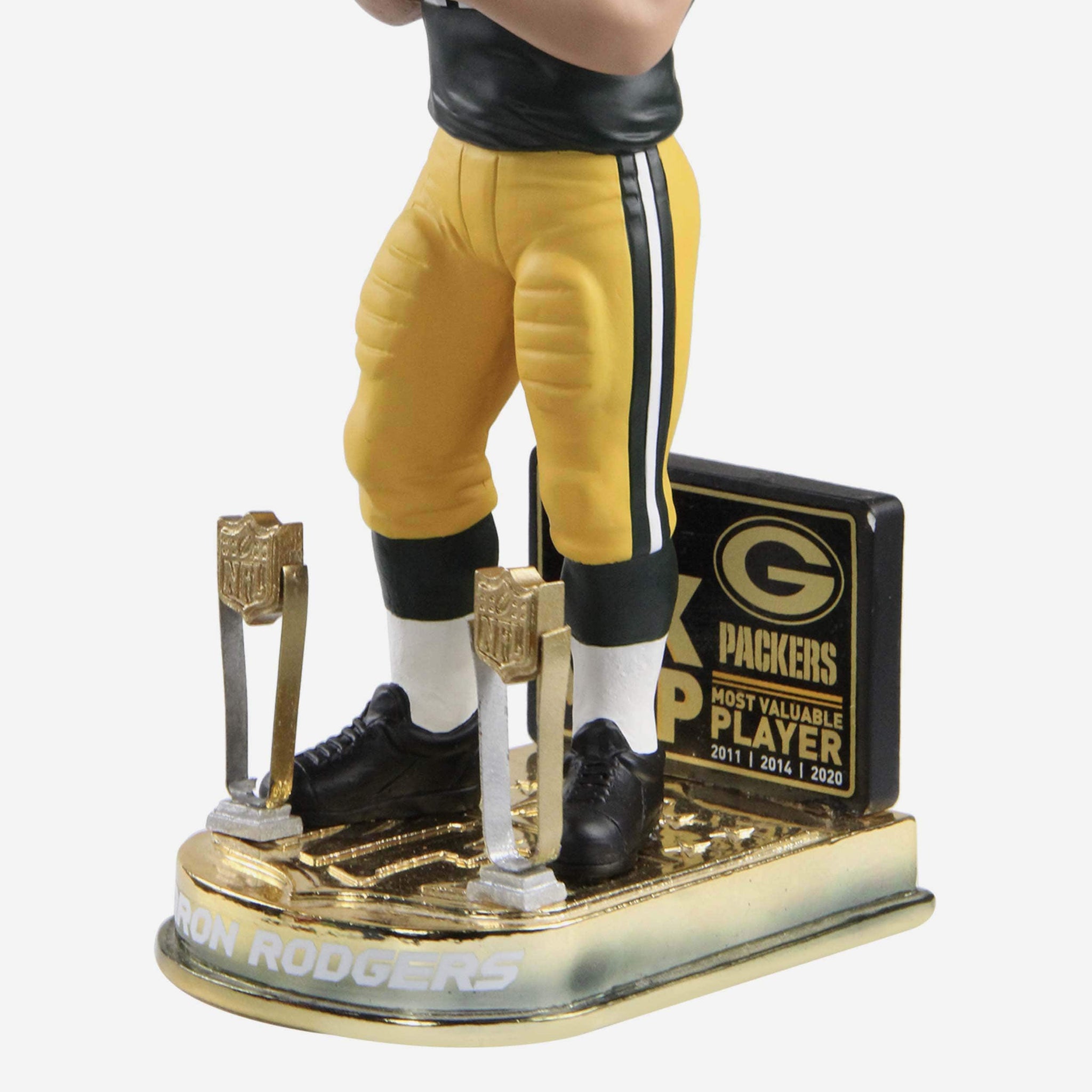 Aaron Rodgers Green Bay Packers 1950 Classic Jersey Bobblehead FOCO