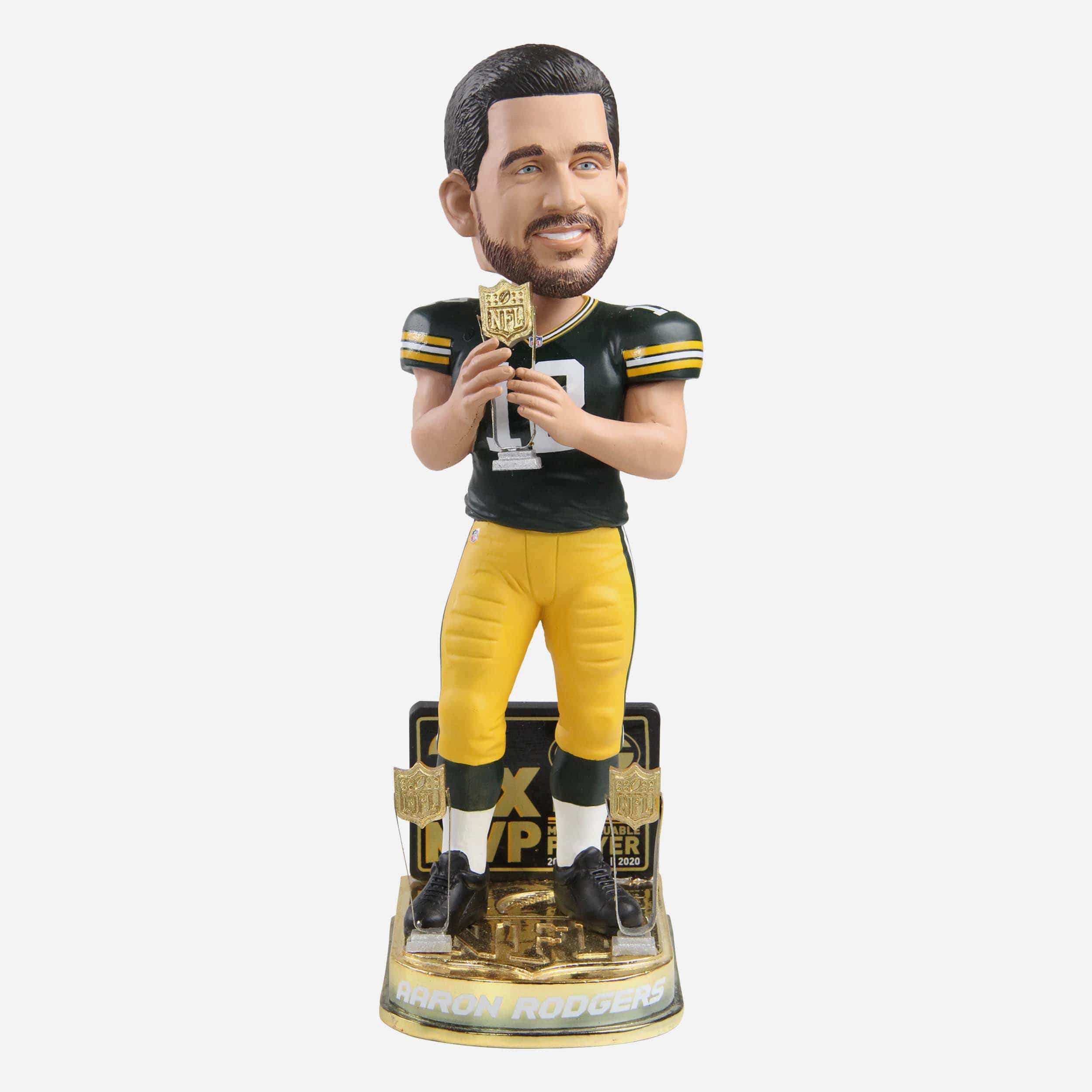 AARON RODGERS Green Bay Packers NFL Super Bowl XLV Ring Base Bobblehead NIB!