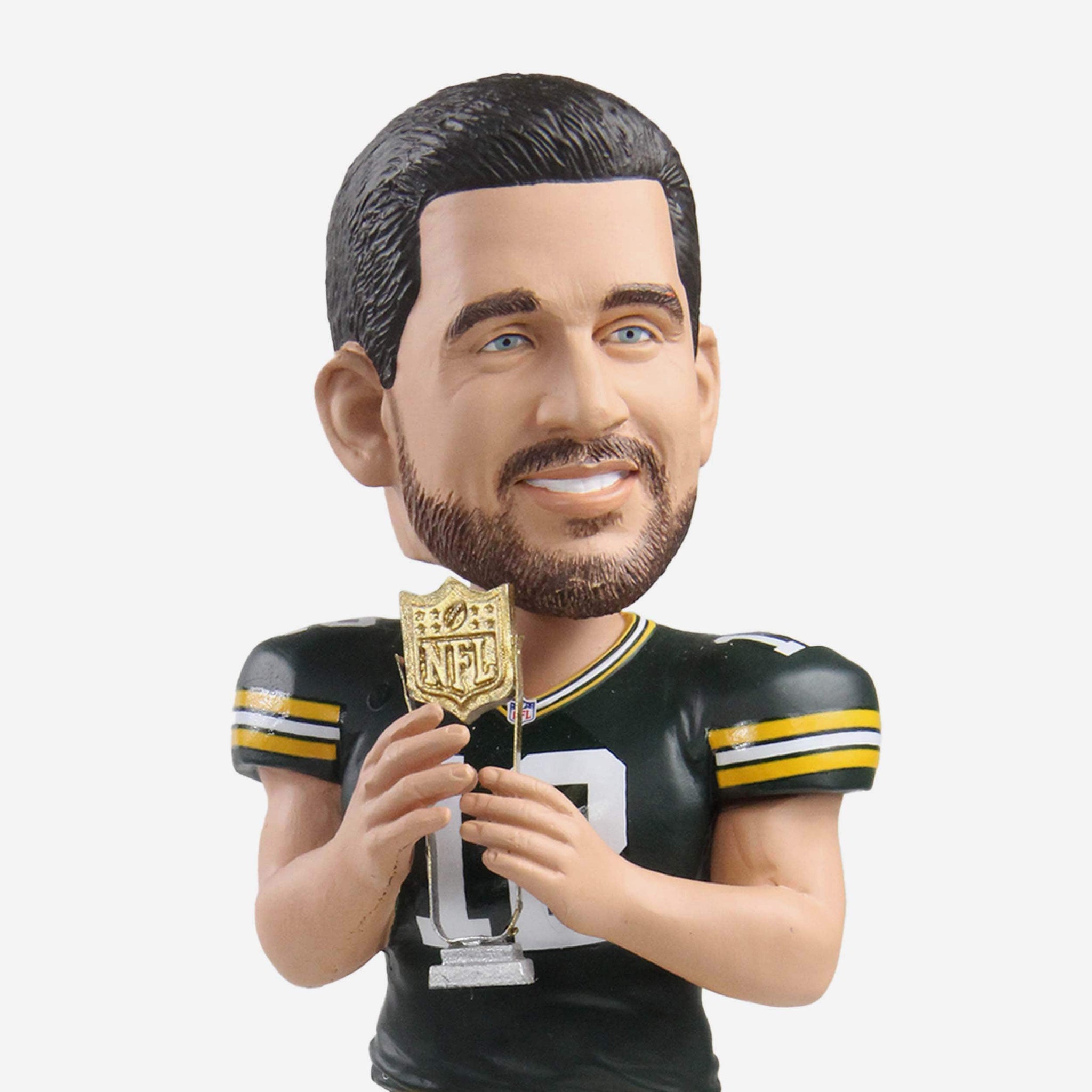 Green Bay Packers Framed Jersey Bobbleheads - Featuring Aaron