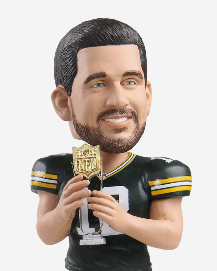 Aaron Rodgers Green Bay Packers 3x MVP Bobblehead FOCO - FOCO.com