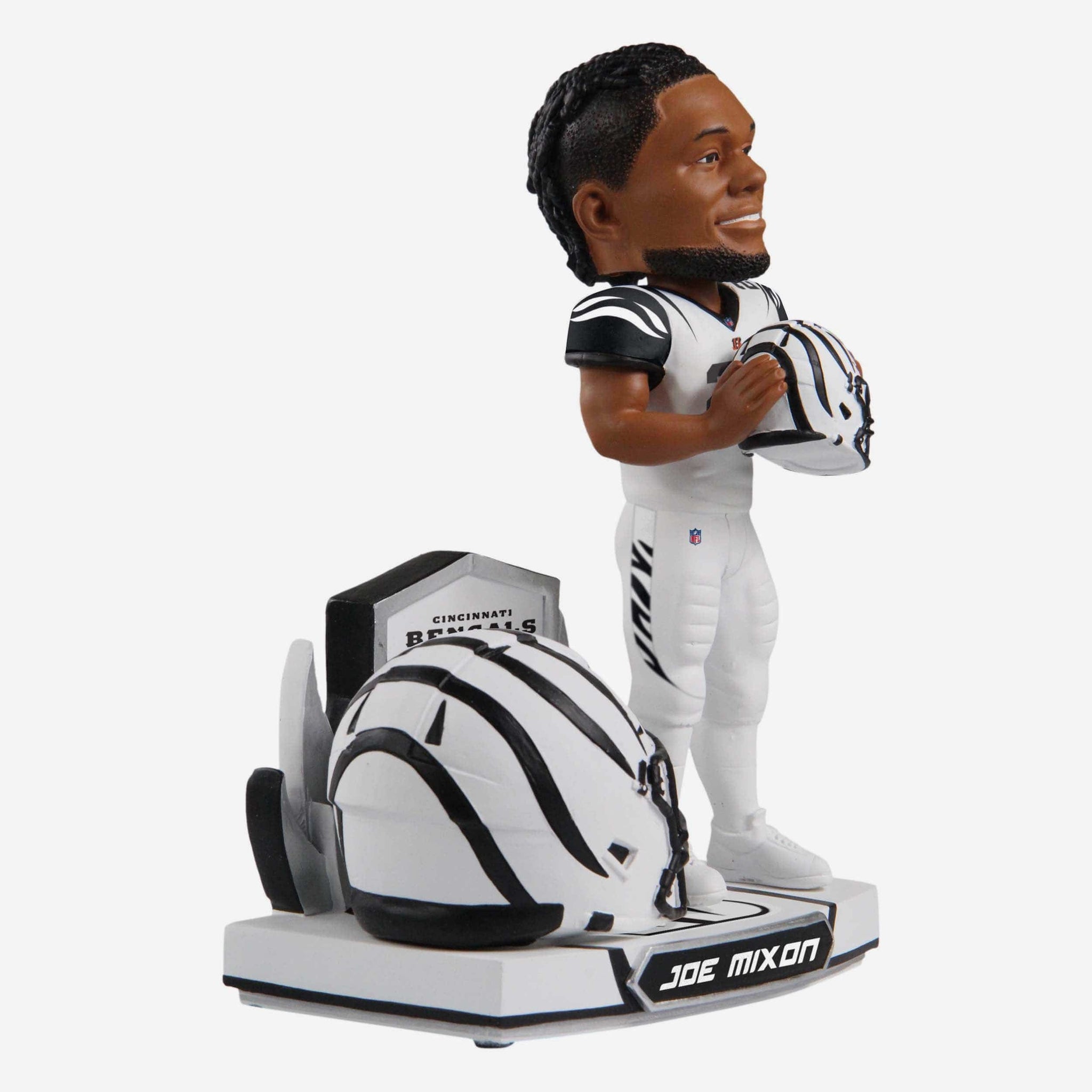 Joe Mixon Cincinnati Bengals 2022 Alternate Helmet Bobblehead FOCO