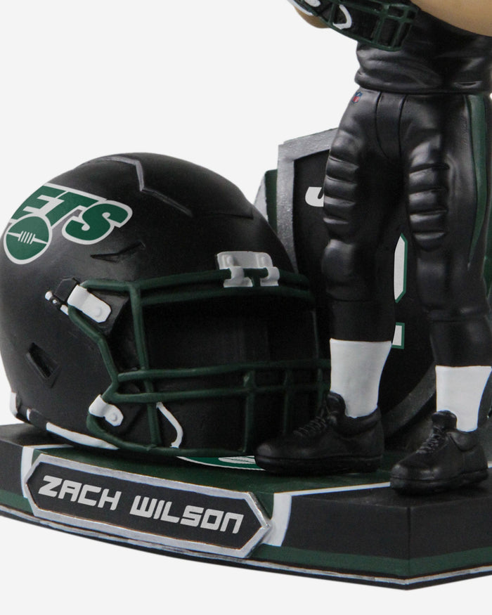 Zach Wilson New York Jets 2022 Alternate Helmet Bobblehead FOCO