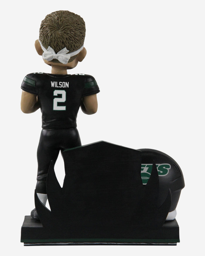 Zach Wilson New York Jets 2022 Alternate Helmet Bobblehead FOCO - FOCO.com