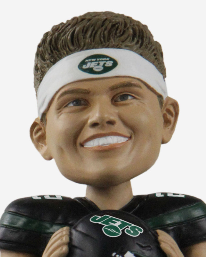 Zach Wilson New York Jets 2022 Alternate Helmet Bobblehead FOCO - FOCO.com