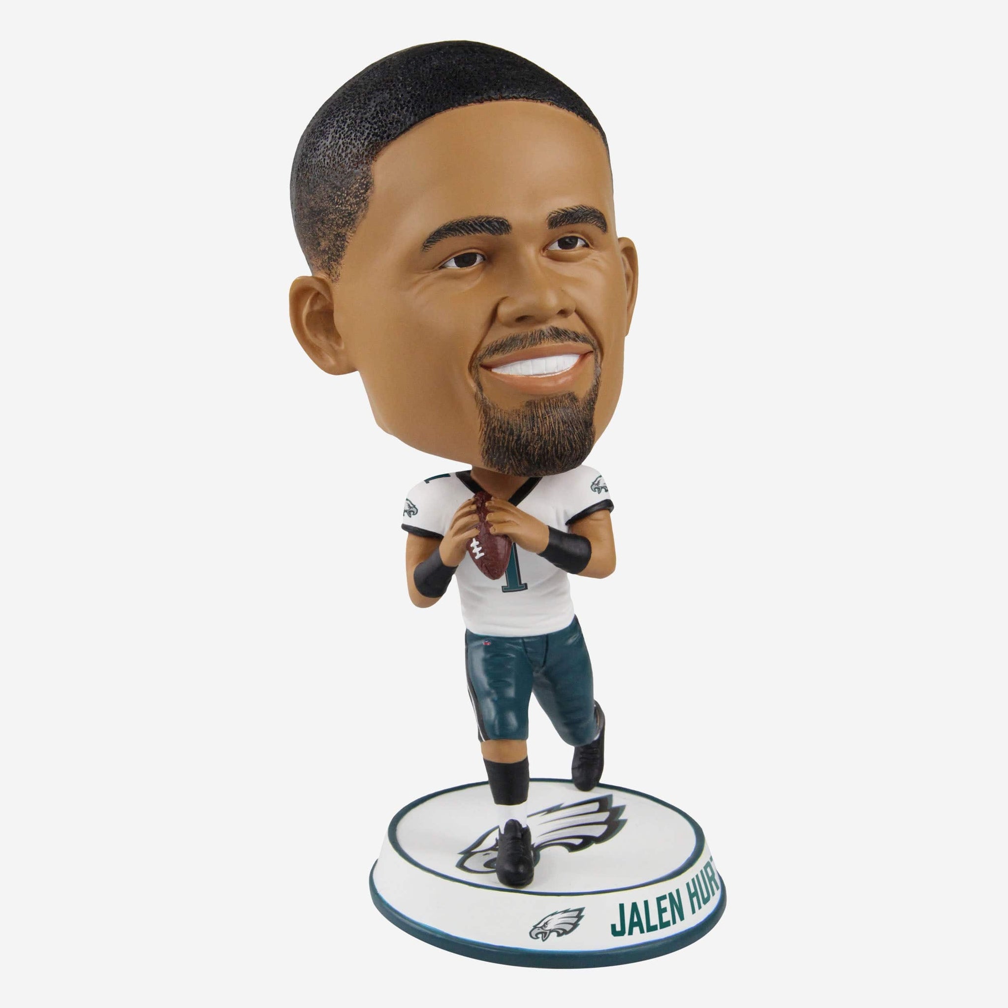 Jalen Hurts Philadelphia Eagles Holiday Wreath Bighead Bobblehead FOCO