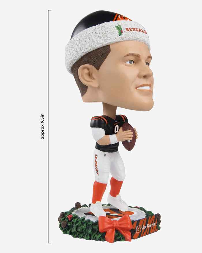 Joe Burrow Cincinnati Bengals Holiday Wreath Bighead Bobblehead FOCO - FOCO.com