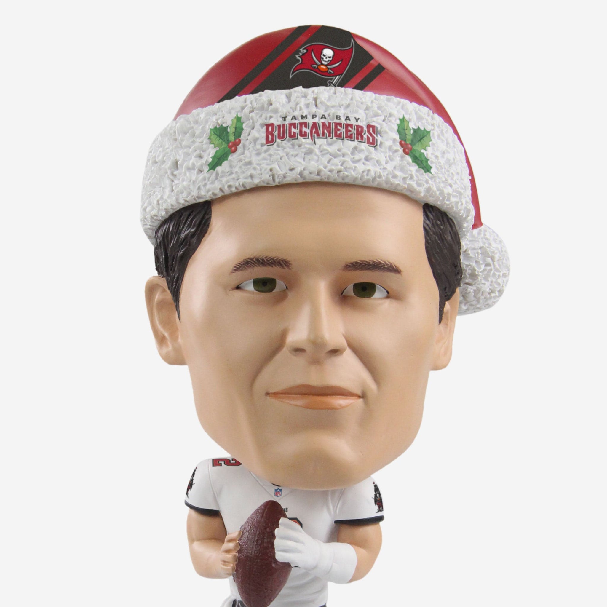 Tom Brady Tampa Bay Buccaneers Holiday Wreath Bighead Bobblehead FOCO