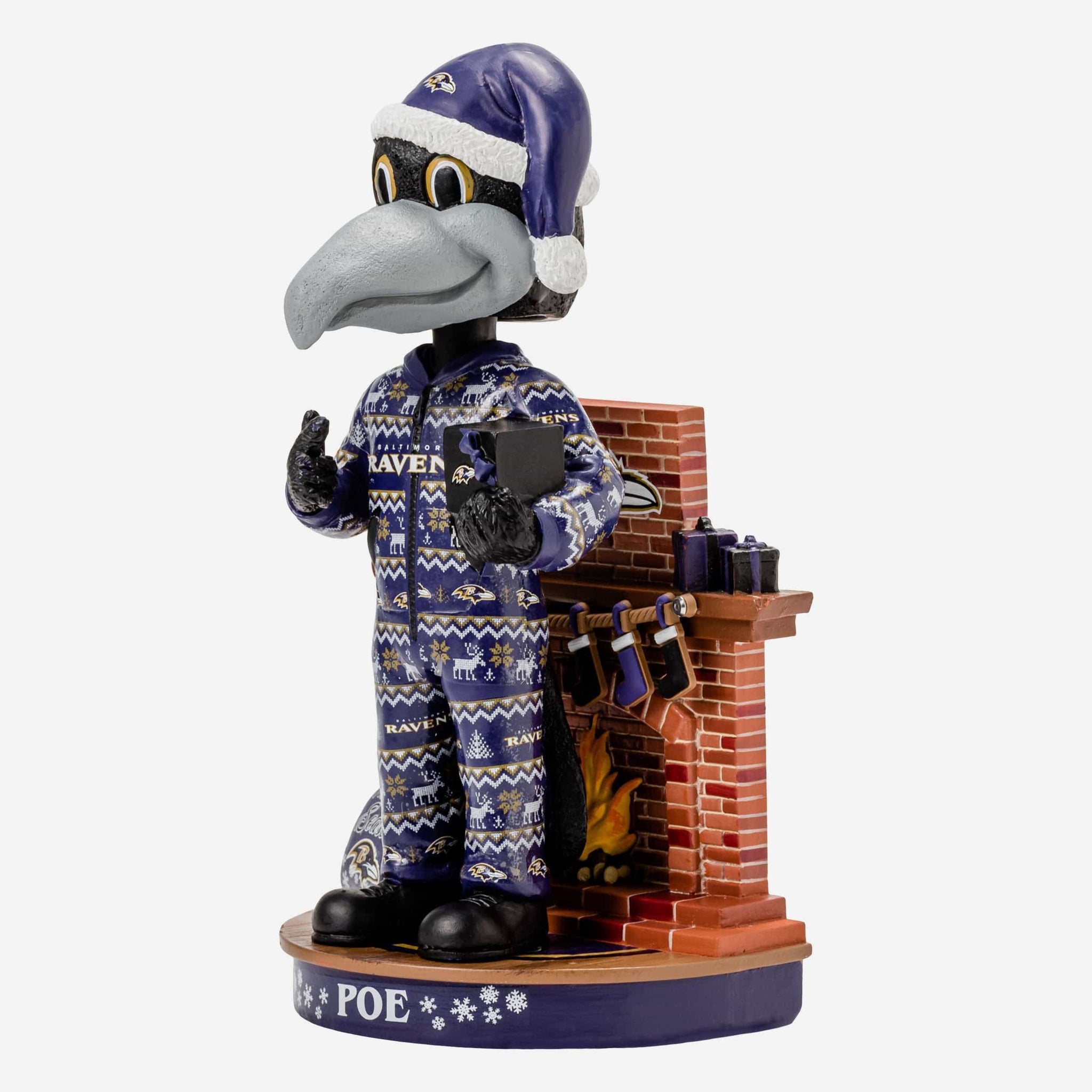 Poe (Baltimore Ravens) 12 NFL Mascot Figurine by FOCO - CLARKtoys