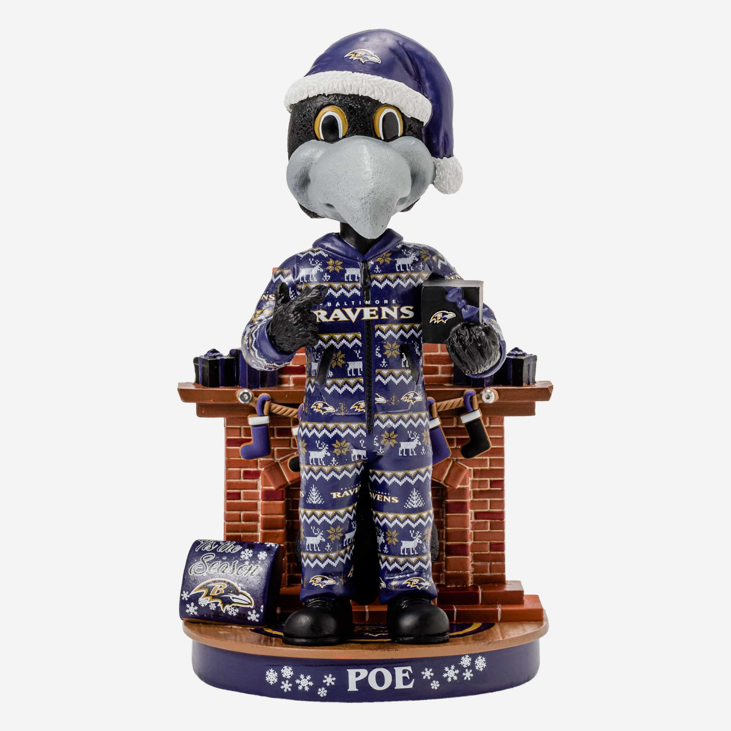 Poe (Baltimore Ravens) 12 NFL Mascot Figurine by FOCO - CLARKtoys