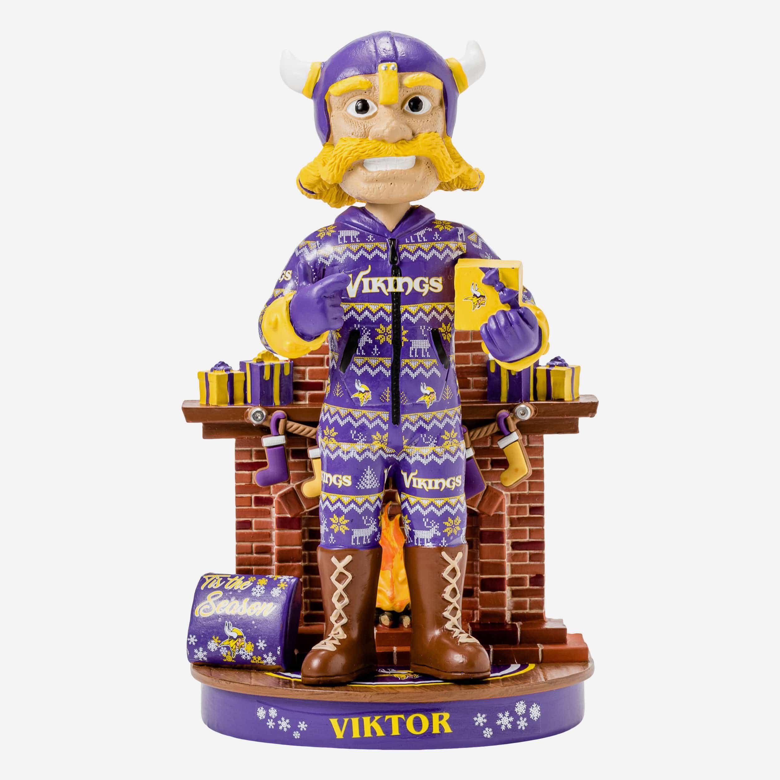 Buy NFL Minnesota Vikings Gen4 Limited Edition Viktor The Mascot Mini  Figure, Small, White Online at Low Prices in India 