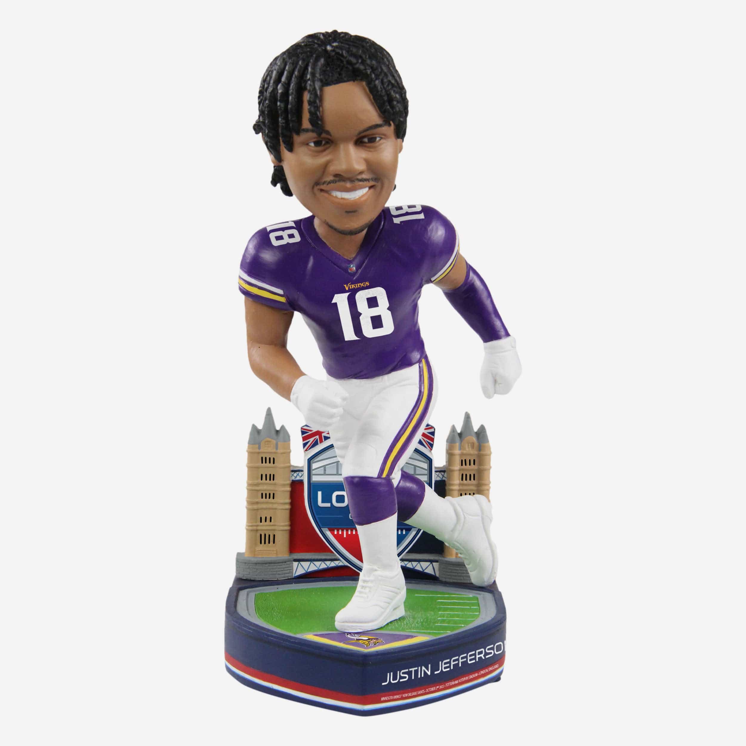 Justin Jefferson Minnesota Vikings Knucklehead Bobblehead NFL at 's  Sports Collectibles Store