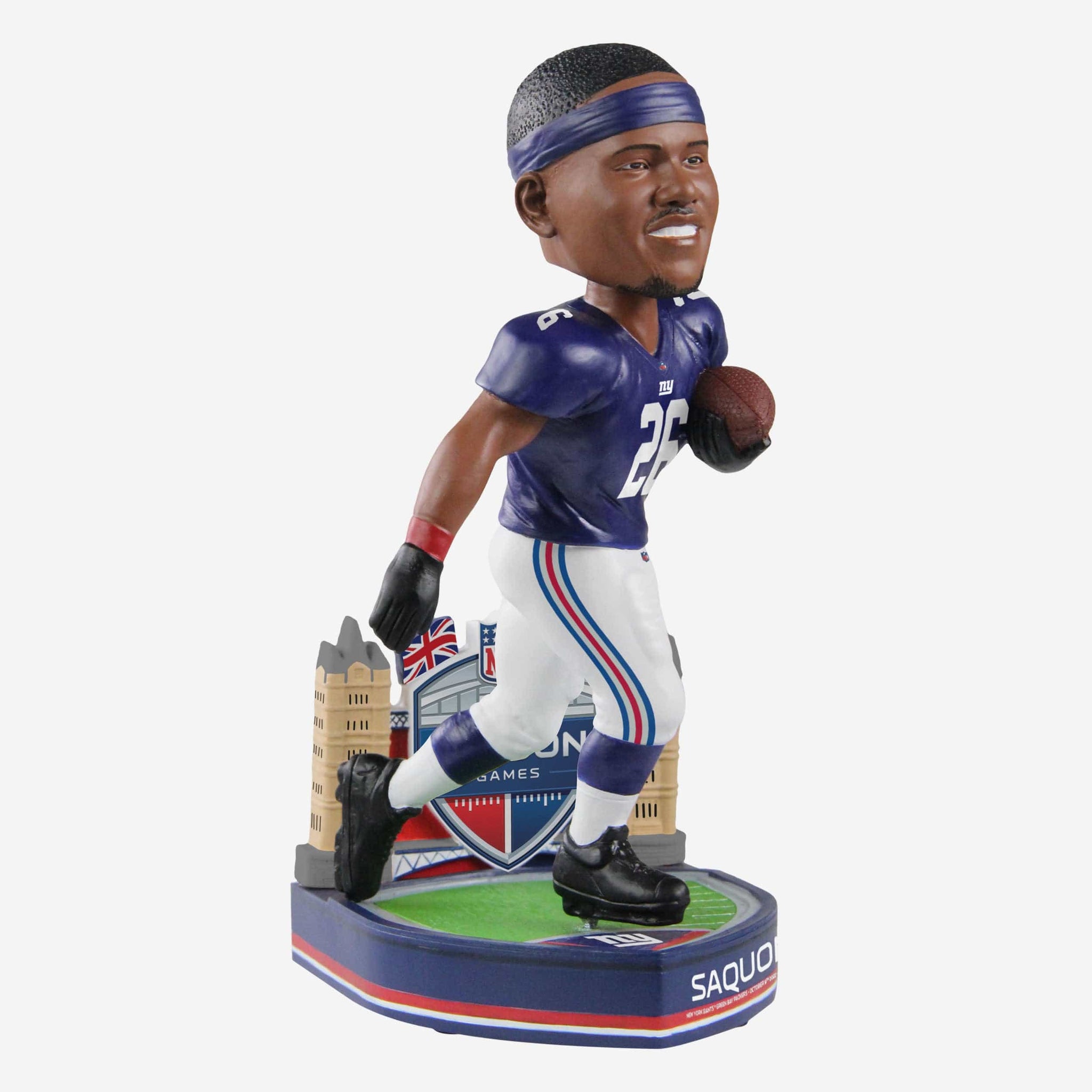 Saquon Barkley New York Giants 2022 International Game Bobblehead